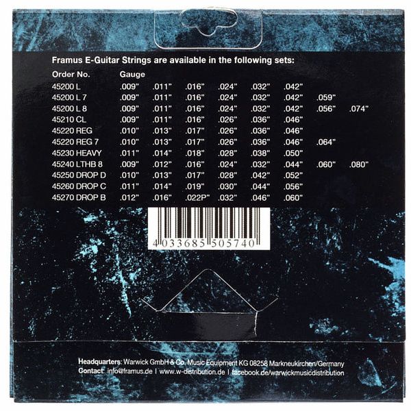 Framus Blue Label Strings Set 09-74