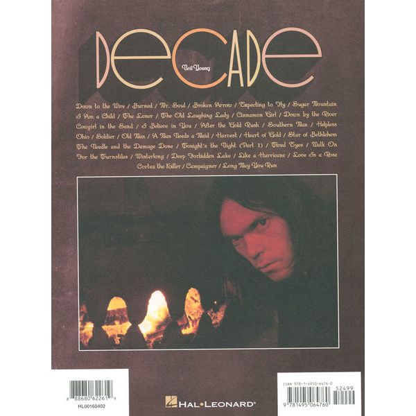 Hal Leonard Neil Young Decade