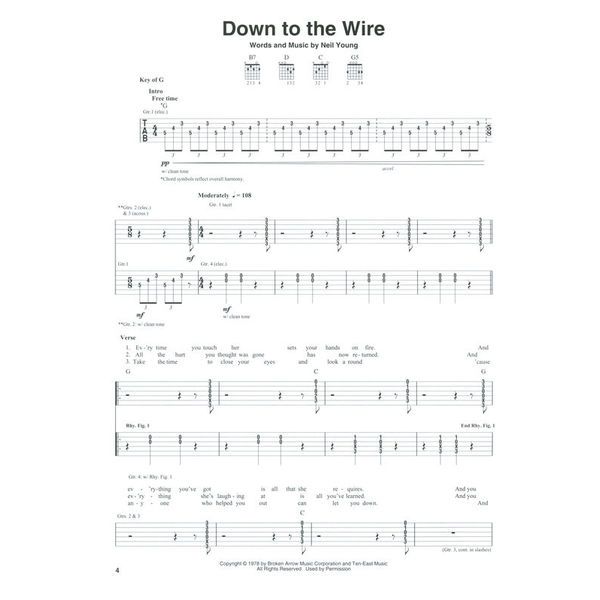 Hal Leonard Neil Young Decade