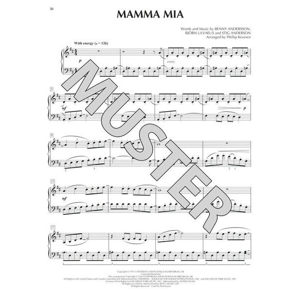 Hal Leonard Abba for Classical Piano