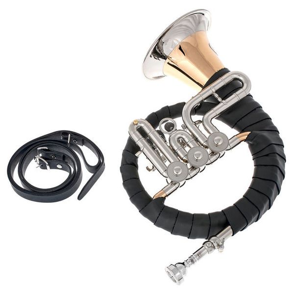 Dotzauer B-Parforce hunting horn with valve SUPER DELUXE ML 18265, €  2.089,99