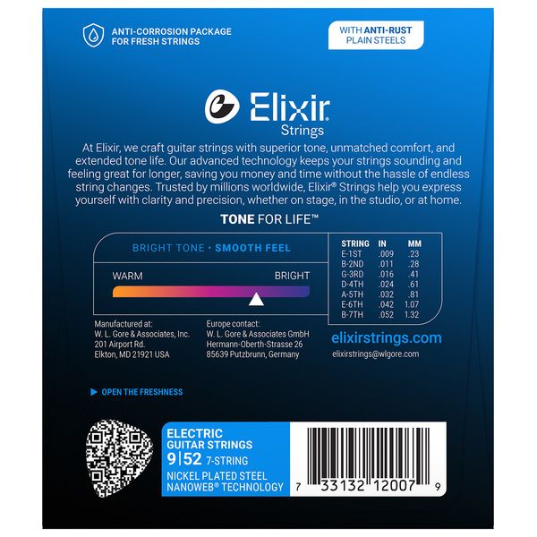 Elixir Nanoweb 12007 Super Light 7