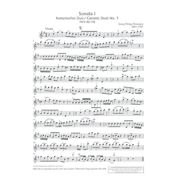 Schott Violin Duets