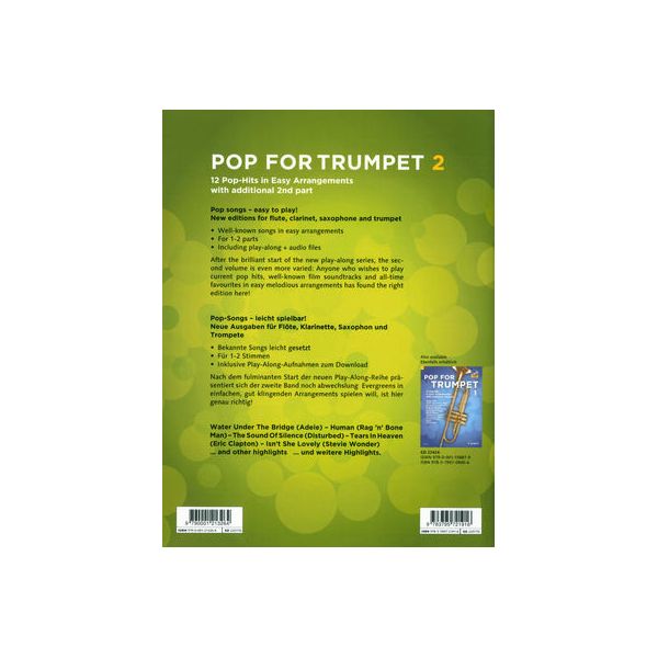 Schott Pop For Trumpet 2