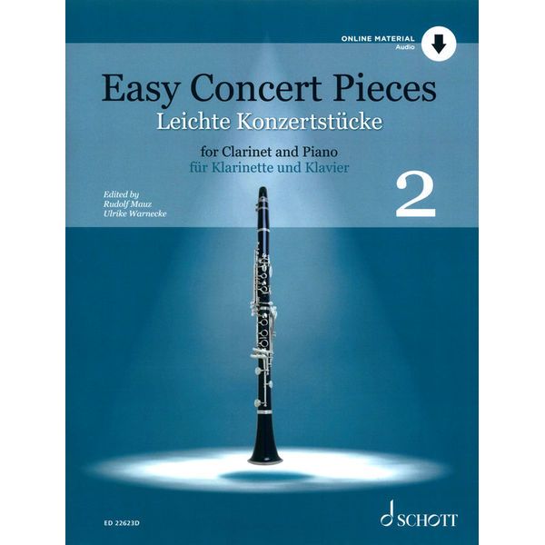 Schott Easy Concert Pieces Clarinet 2