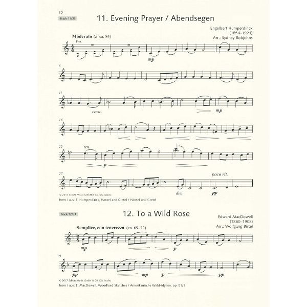 Schott Easy Concert Pieces Clarinet 2
