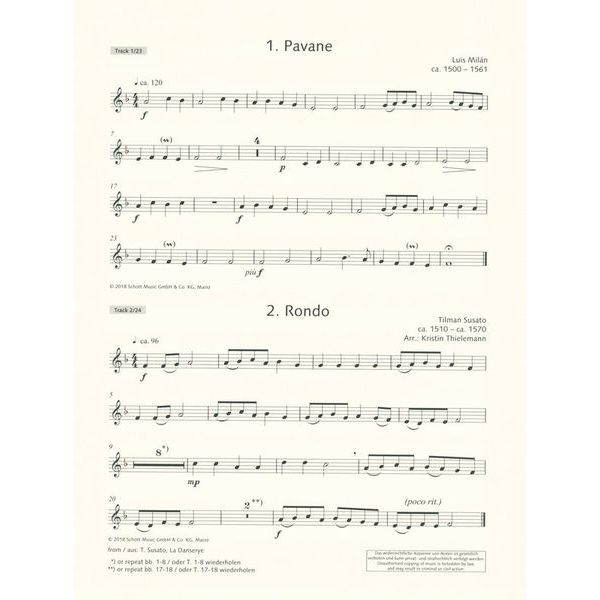 Schott Easy Concert Pieces Trumpet 1