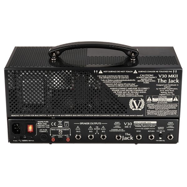 Victory Amplifiers V30MKII The Jack Lunchbox Head