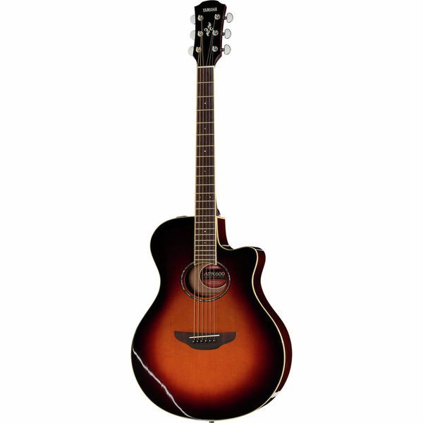Yamaha APX600 Acoustic Guitar, Old Violin Sunburst
