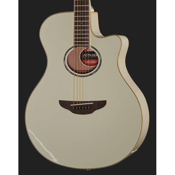 Yamaha APX Series APX600 Acoustic Electric Guitar - Vintage White