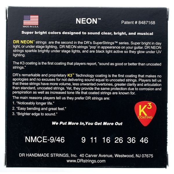 DR Strings Neon Multi NMCE-9/46