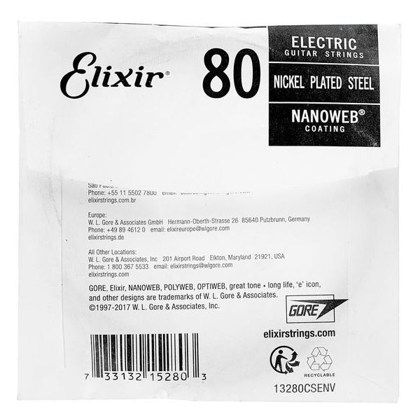 Elixir .080 Electric Guitar String