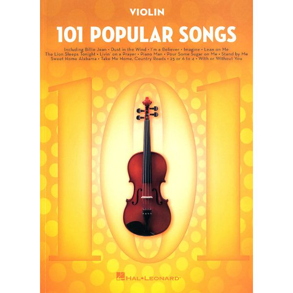 forstene tilgivet sløjfe Hal Leonard 101 Popular Songs Violin – Thomann Danmark