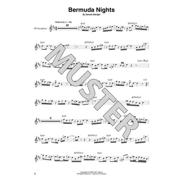 Hal Leonard Sax Play-Along Smooth Jazz