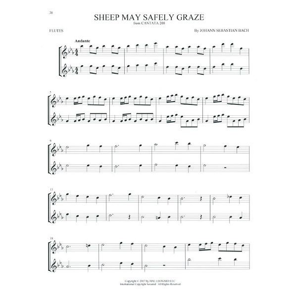 Hal Leonard Classical Themes Two Flutes