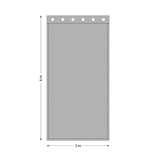 Stairville Euro Curtain 320g/m² 3.0x6.0m