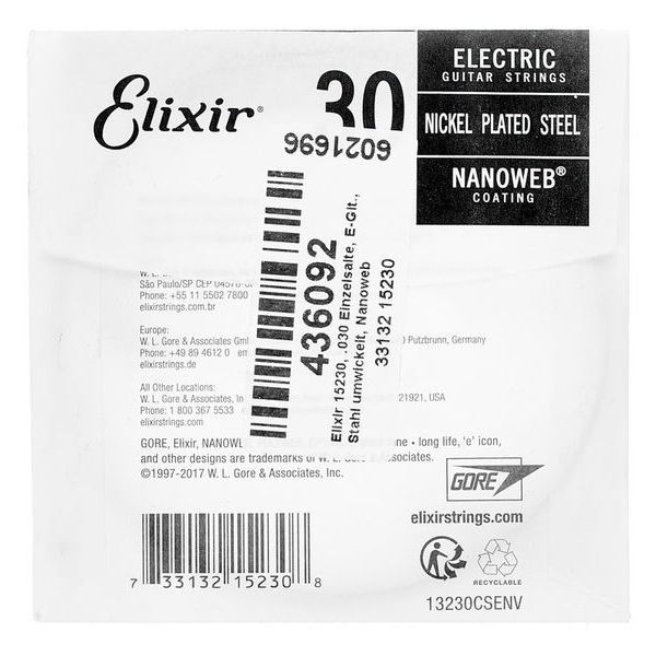 Elixir .030 Electric Guitar
