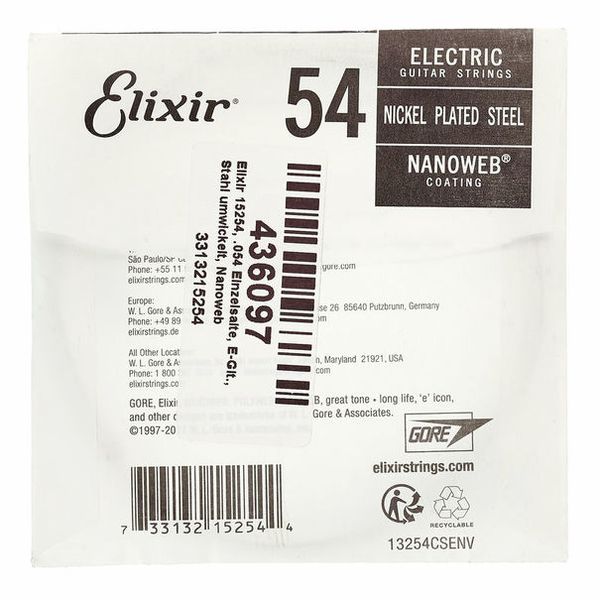 Elixir .054 Electric Guitar