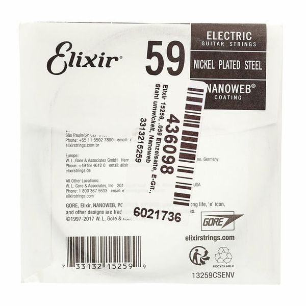 Elixir .059 Electric Guitar