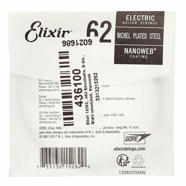 Elixir .062 Electric Guitar