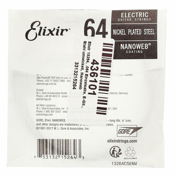 Elixir .064 Electric Guitar