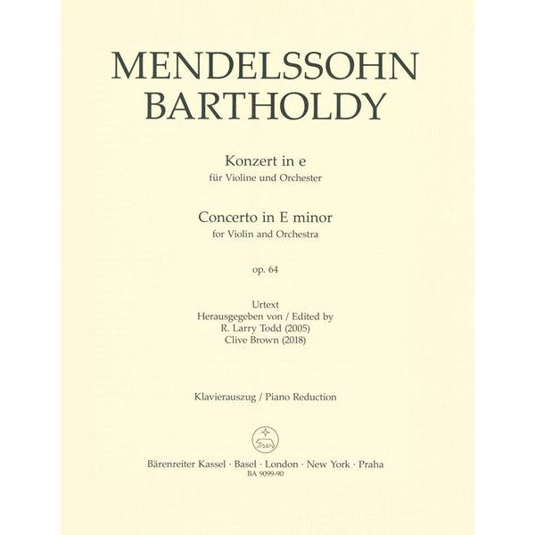 Bärenreiter Mendelssohn Concerto op.64