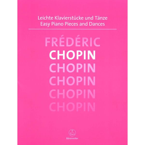 Bärenreiter Chopin Easy Piano Pieces