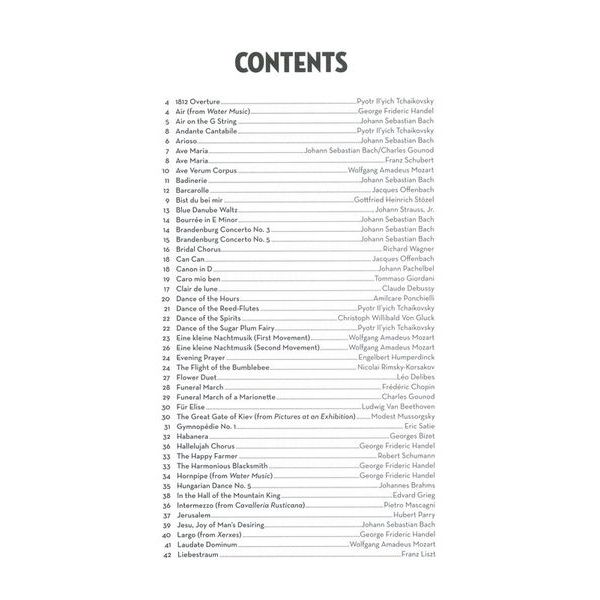 Hal Leonard 101 Classical Themes Clarinet