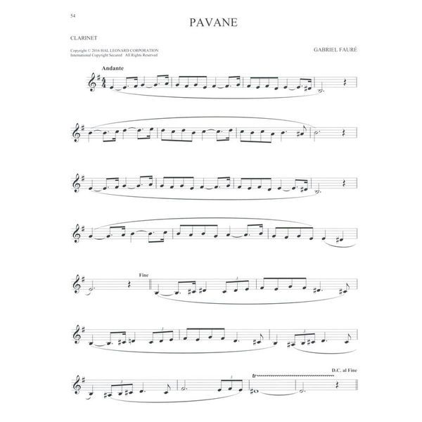 Hal Leonard 101 Classical Themes Clarinet