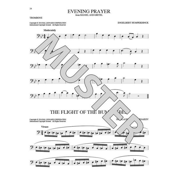 Hal Leonard 101 Classical Themes Trombone