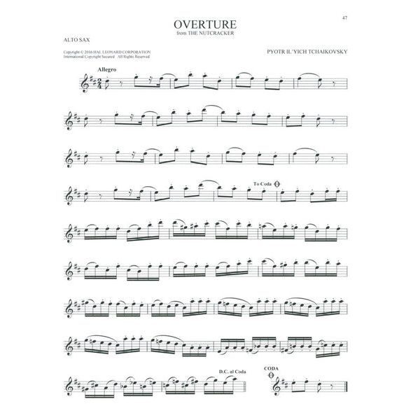 Hal Leonard 101 Classical Themes Alto Sax