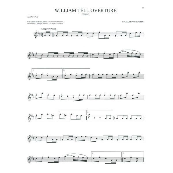 Hal Leonard 101 Classical Themes Alto Sax