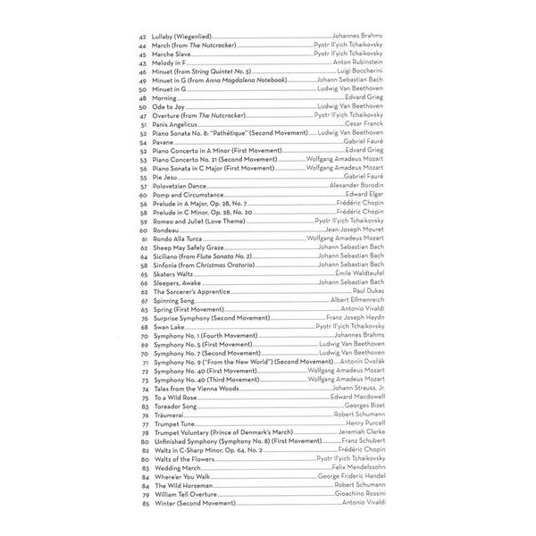 Hal Leonard 101 Classical Themes Tenorsax.