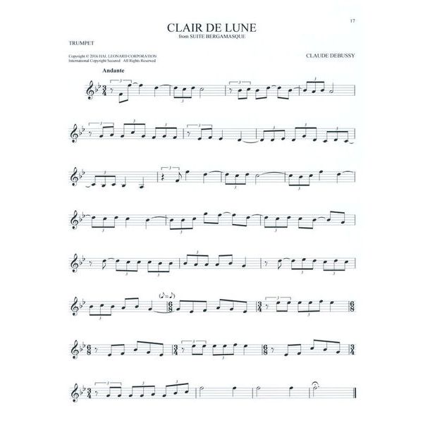 Hal Leonard 101 Classical Themes Trumpet