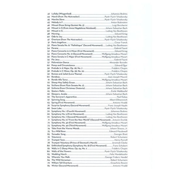 Hal Leonard 101 Classical Themes Trumpet