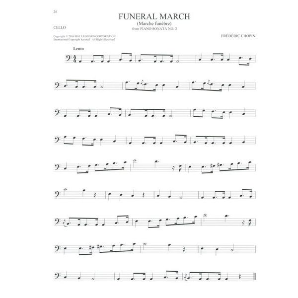 Hal Leonard 101 Classical Themes Cello