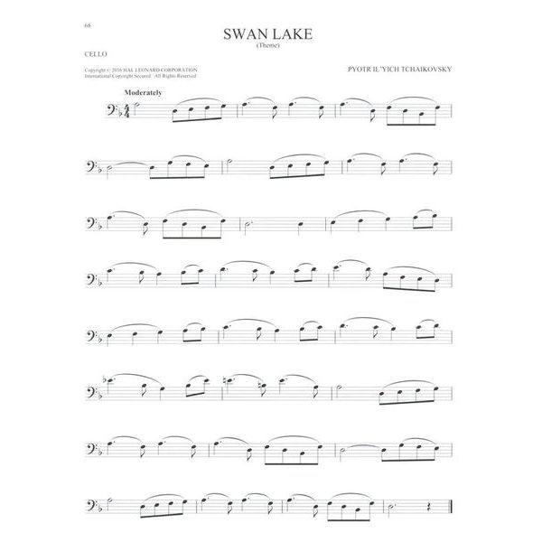 Hal Leonard 101 Classical Themes Cello