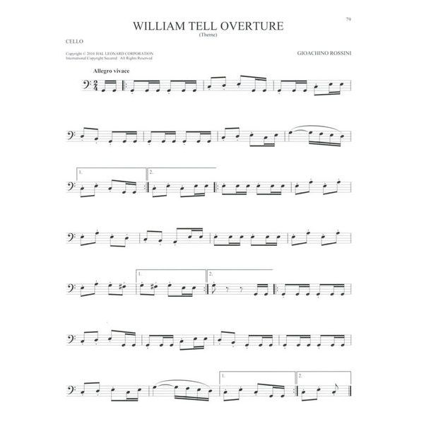 Hal Leonard 101 Classical Themes Cello