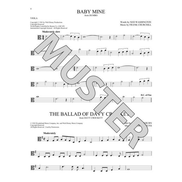 Hal Leonard 101 Disney Songs: Viola