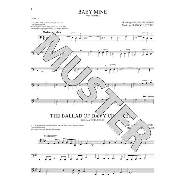 Hal Leonard 101 Disney Songs: Cello
