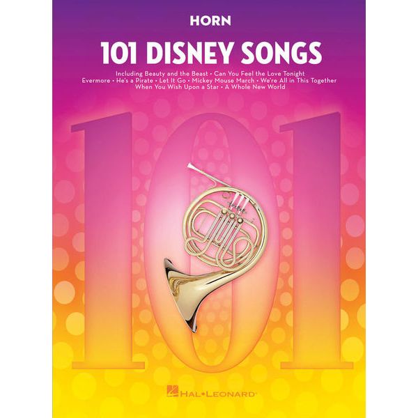 Hal Leonard 101 Disney Songs Horn