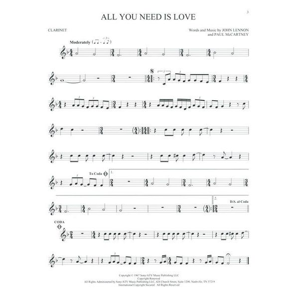 Hal Leonard 50 Songs You Should Clarinet