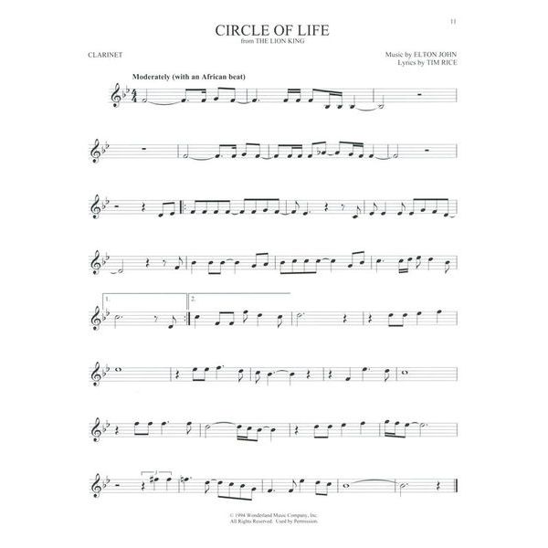 Hal Leonard 50 Songs You Should Clarinet