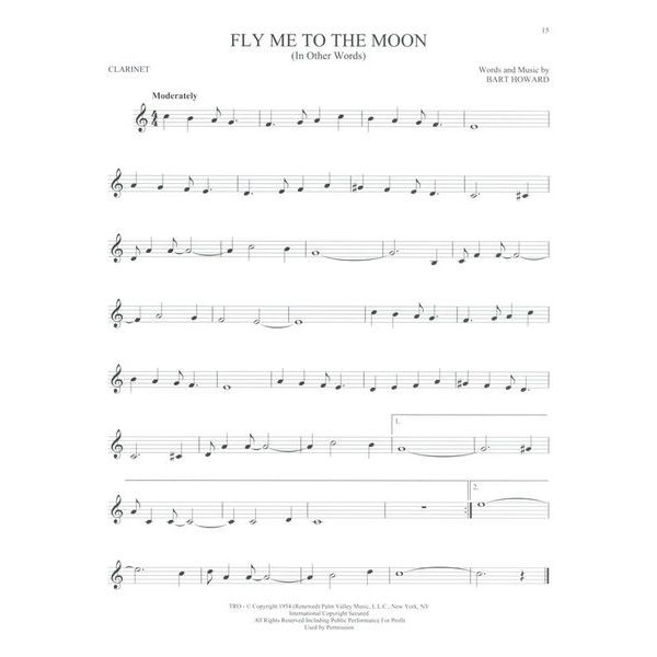 Hal Leonard 50 Songs You Should Clarinet