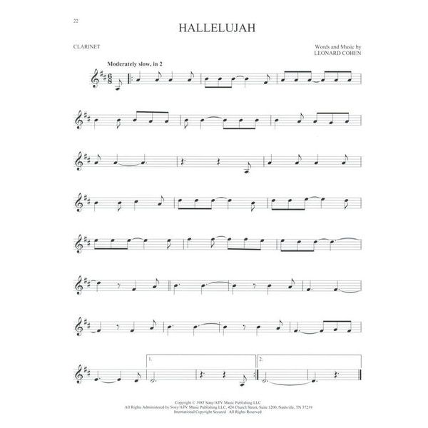 Hal Leonard 50 Songs You Should Clarinet