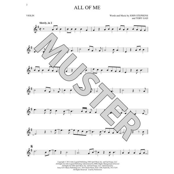 Hal Leonard 50 Songs You Should Violin