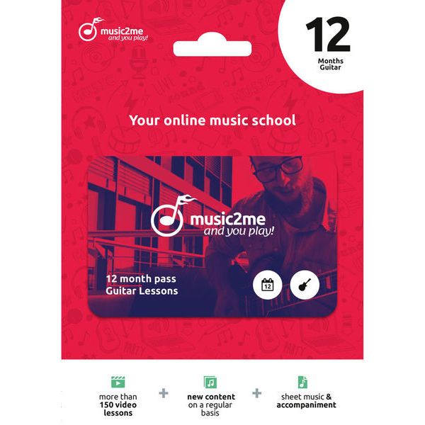 music2me Guitar - One Year Access