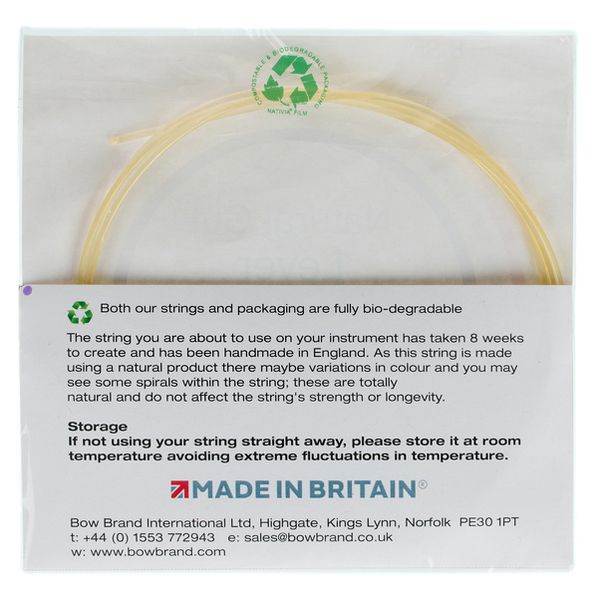 Bow Brand NG 5th B Gut Harp String No.32