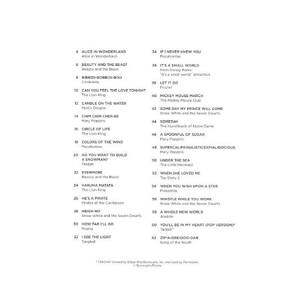 Hal Leonard Disney Songs For Violin Duet