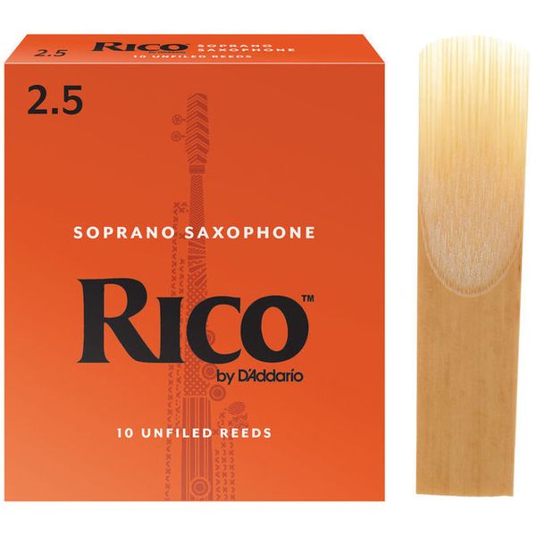 DAddario Woodwinds Rico Soprano Saxophone 2.5